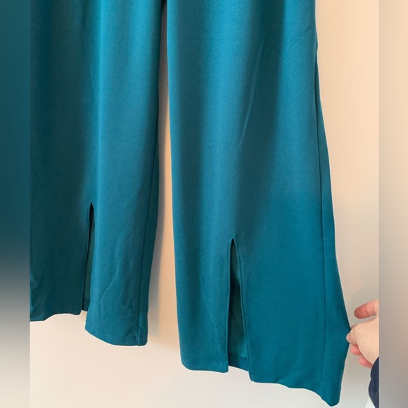 Happily Grey Women's Wide Leg Dress Trouser Pants - Turquoise size 9 - Picture 8 of 14